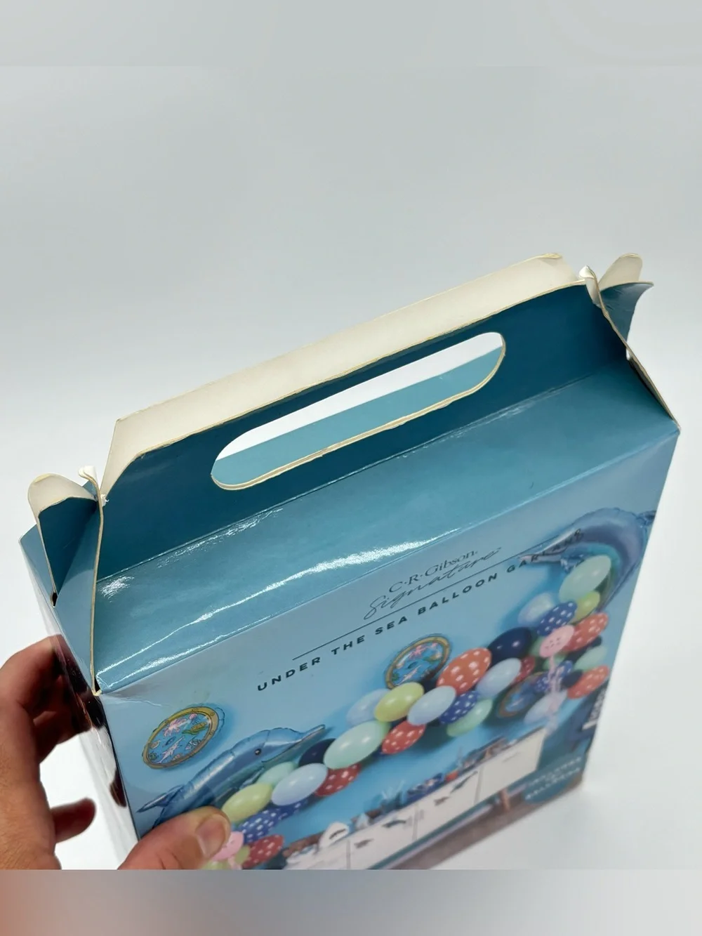 C R Gibson Signature Under The Sea 75+ Balloon Garland Kit Dolphin Party Decor